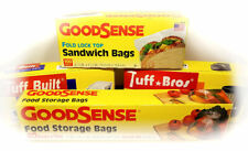 Tuff Built Trash Kitchen Lawn Leaf Waste Basket Food Sandwich Bags GoodSense