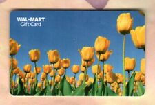 WALMART Yellow Tulips ( 2007 ) Gift Card ( $0 )