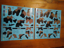 Lot of 2 78 big game GMC Pickup 1/24 waterslide decal sheet camo camouflage