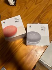 Google Home Mini Smart Assistant - Coral And Grey Set Of 2 - Brooklyn - US