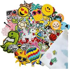 20PC Embroidered Iron On Patches DIY Accessories, Random Assorted Patches