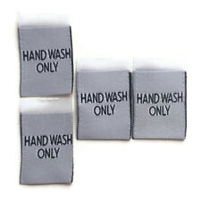 100 Pcs Hand Wash Only Woven Label Tag Clothing Garment Sew in Craft Accessories