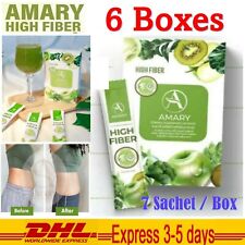 AMARY High FIBER Green Drink Detox Weight Management Supplements Fat Burn (6pcs) - Toronto - Canada