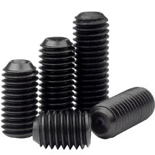 #10-24 - Cup Point Socket Set Screws Coarse SAE Alloy Steel Thermal Black Oxide - Gulf Breeze - US