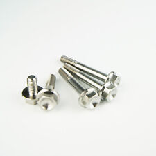 Gr5 Ti Titanium Alloy Flange Bolt Fastener Hex M6 M8 10 15 20 25 30 35 40 45 50 - CN