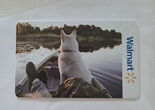 Walmart Gift Card Dog Boat Lake Vacation Unscratched Pin