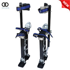 Black Adjustable 18”-30” Drywall Stilts Tool For Painters Walking Taping US