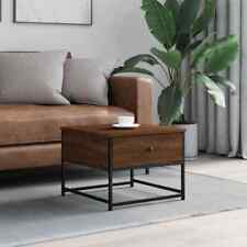 Coffee Table Brown Oak 51x51x40 cm Engineered Wood