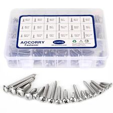 510Pcs Wood Screws Assortment Kit 4#6#8#10#12 Phillips Drive Pan Head Sheet M... - Denver - US