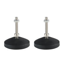 2 pcs Adjustable furniture feet M8x50x80mm adjustable foot with adjustable levelling pad