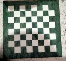 18'' Marble Chess Table Top Pietra Dura Inlay Children Game Kids l7 X-mas