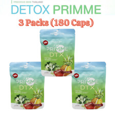 3x Detox Primme Precious Skin High Fiber DTX Slim All Natural Extract 180 Caps - Toronto - Canada