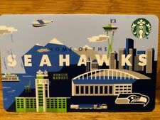 Starbucks 2019 SEATTLE SEAHAWKS Card, New, no scans! NFL Hologram #6184 or 6185