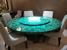 Malachite Stone Coffee Table Luxury Home & Living Room Furniture Top Office Deco