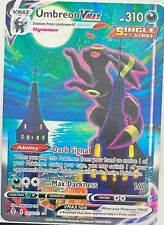 Umbreon VMAX Gold Metal Pokemon Card Collectible Gift Display