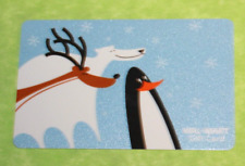 Collectible Gift Card No Value Wal Mart Polar Bear Reindeer Penguin