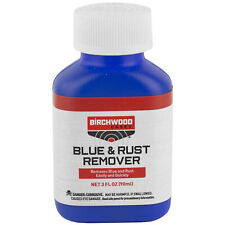 Birchwood Liquid Blue and Rust Remover 3 Ounce Bottle for Gun Cleaning 16125