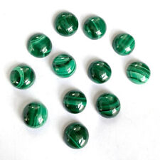 Wholesale Natural Malachite Cabochon Round Shape Loose Gemstone Jewellery .