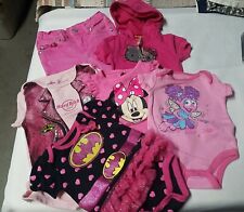 Lot Of 7 items baby Girls clothes sizes 0/3m 3/6m ,18m & Levi's are 3T