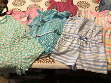 Lot Of 6 Baby Girl Rompers & Sundresses Size 18-24 Months spring summer items