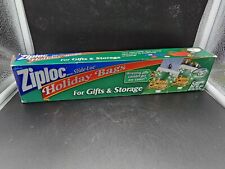 Ziplock Holiday Christmas 1999 Slide Lock Vtg Bags New In Box 4 Food Storage...