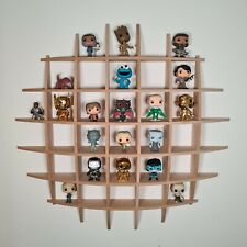 Funko Pop Display Shelf, Custom Round Wall Display Unit, MDF, Pop Vinyl Storage