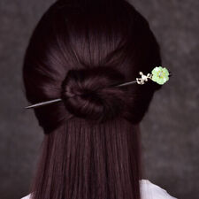 Bamboo Wooden Hairpin Miss Child Floral For Women