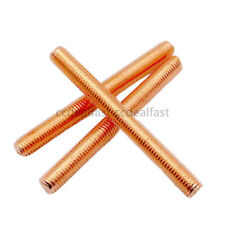 Pure Copper Threaded Rods Metric Thread Stud Bolts M4 M5 M6 M8 M10 M12 - CN