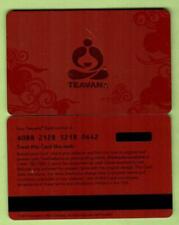 TEAVANA Classic Logo on Red ( 2013 ) Gift Card ( $0 ) V1 ( 6088 )