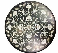 18 Table Marble Inlay Top pietra Dura Home garden coffee dining Decor b46"