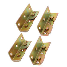 79mmx25mmx23mm Screw Fixed Bed Hinge Rail Brackets Connecting Fittings 4 Sets - CN