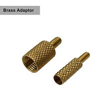 Gun Cleaning Rod Fitting Brass Adapters Male Thread 5-40 Female 8-32 5/16-27