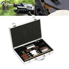 Universal Gun Cleaning Kit Rifle Pistol Handgun Shotgun Cleaner w/ Aluminum Case