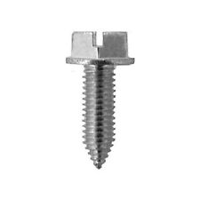 50 M6-1.0 x 20mm Slotted Hex Head License Plate Screws - Clawson - US