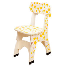 Giraffe Wooden Chair Back Toddler Furniture for Stool Kids Child Seat