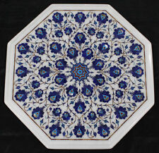 18 Marble Table Top Lapis Inlay Pietra dura​ Work Home Decor And Garden"