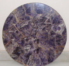 Amethyst Stone Coffee Tea Table Top Modern Art Farmhouse Furniture Hallway Decor