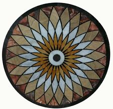 2'x2' Table Marble Inlay Top antique coffee dining pietra Dura Home Decor b128