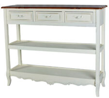 Kitchen Rack Sideboard Console Table Shelf Dresser Vintage Drawer Cabinet White