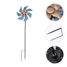 Iron Iron Windmill 3D Garden Piles Wind Games Sculpture Outdoor