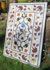 24x18" Marble Table Top Dining coffee center Inlay lapis mosaic malachite w5"