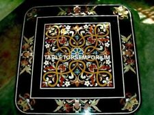 36 Marble Custom Table Top Multi Floral Inlay Furniture Christmas Decor H4572A"