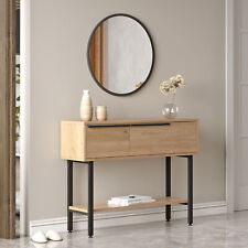 Console table 'Vesanto' 100x30x76 cm oak look...