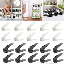 Shoe shelf 10x - 50x adjustable shoe forklift white shoe holder shoe organizer