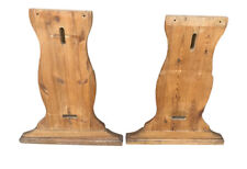 Vintage Pair Of Light Wooden Dining/Kitchen Table Legs