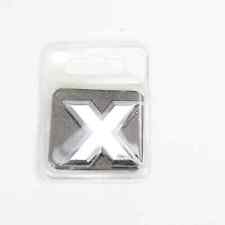 Pilot Automotive Chrome Letter X Peel and Stick Decorative Car Emblem - IP-555X