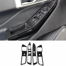 For Ford Explorer 2020-2024 Window Switch Panel Cover Set Carbon Fiber
