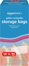 Gallon Food Storage Bags, 120 Count