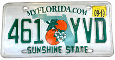 Vintage Florida 2019 Auto License Plate Sunshine State Collector Garage Decor