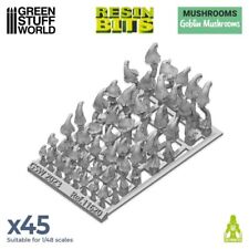 3D printed set - Goblin Mushrooms - Resin 40K Sigmar Decor Modelling Wargames